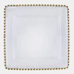 Wholesale glass charger plate PZ-073 product photo
